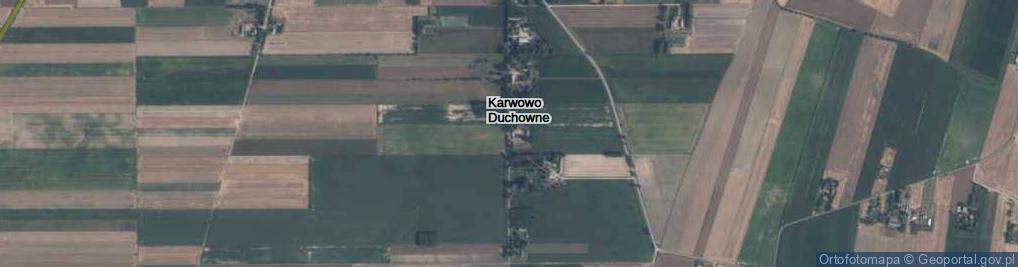 Zdjęcie satelitarne Karwowo Duchowne ul.